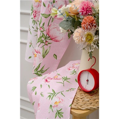 Натали Полотенце Набор кухонных полотенец Пионы