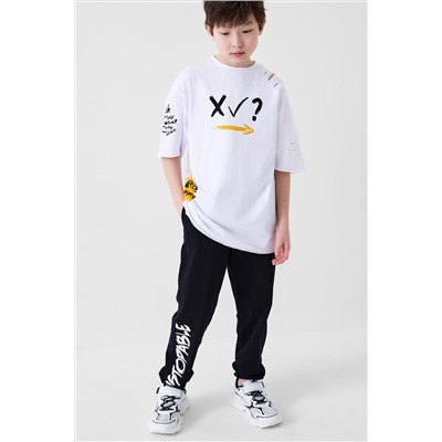 Комплект трикотажный для мальчиков: фуфайка (футболка), брюки PLAYTODAY, 1241079