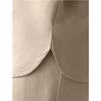 Свободная блузка с вырезом лодочка из плотного лиоцелла