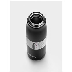 Термос Traveller «Мастер К.», 600 мл, для чая, кофе, сохраняет тепло 10 ч, 26×7 см, черный