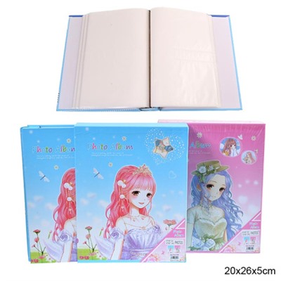 Фотоальбом 180 фото: 160 фото 10х15, 20 фото 15х21 / 9199 /уп 36/ 50 листов (Голубой)