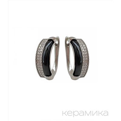 Серьги с керамикой