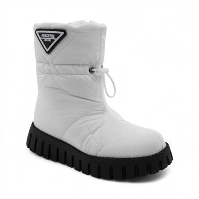 Дутики А5016-18 белые