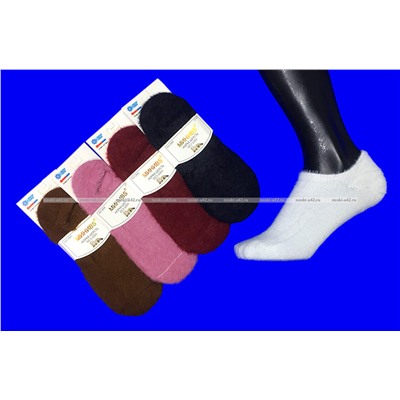 МИНИBS носки женские укороченные ангора НОРКА ШЕРСТЬ однотонные