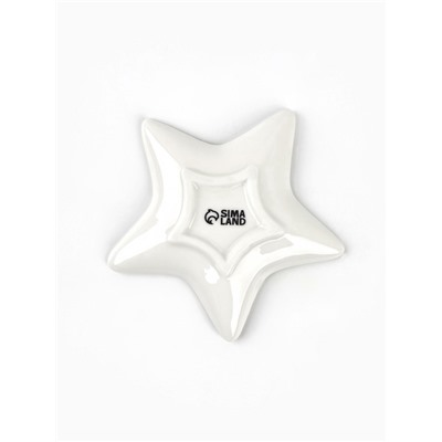 Подставка для чайных пакетиков новогодняя «Пряничные человечки», 8.7×8.7 см