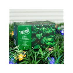 Гирлянда «Нить», 4.5 м, уличная, с насадками «Ромашка», IP44, 30 LED, 2 режима, солнечная батарея, тёмная нить, свечение мульти