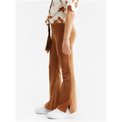 Брюки детские вельветовые KAFTAN, размер 38 (146-152 см), коричневые