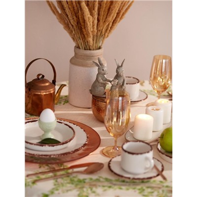 Скатерть «Этель» Easter, d=148 см±3 см, хлопок 100%, саржа 190 г/м²