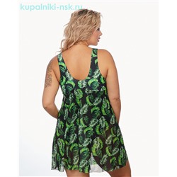 40 F Купальник сплошной платье (46-54)