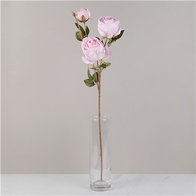 Цветок искусственный Роза пионовидная 65 см три бутона / RF-1568 /уп 200/400/