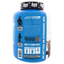 BPI Sports, Сыворотка HD, Ultra Premium Порошок Сывороточного Протеина, Шоколадное печенье, 4,2 фунта (1900 г)