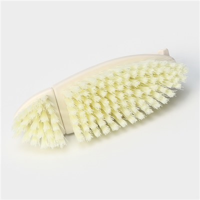 Щётка утюжок для уборки двойная Raccoon Breeze, 2 шт., 18.5×5.8×8.5 см, ворс 2.7 см, молочная