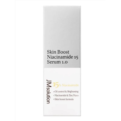JMsolution Сыворотка для лица с ниацинамидом 15% / Skin Boost Niacinamide 15 Serum 1.0, 30 мл 28519