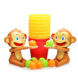 Настольная игра "Попади в цель" Обезьянки в коробке