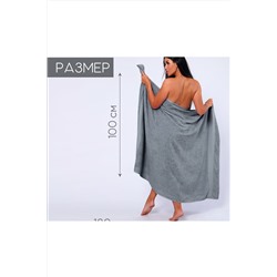 Полотенце банное махровое Софатекс 100х180 для ванны и душа НАТАЛИ, 1019140