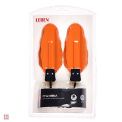 LEBEN Сушилка для обуви металлическая, 220В, 12Вт, температура нагрева 65-80 градусов