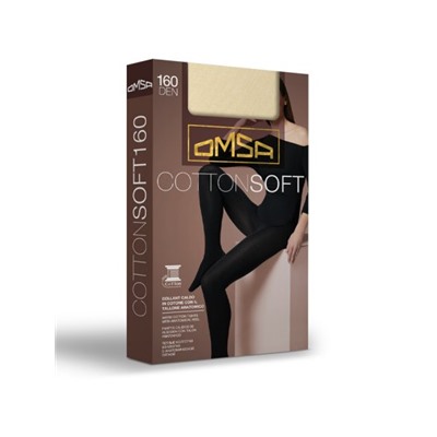 Колготки теплые, Omsa, Cotton Soft 160