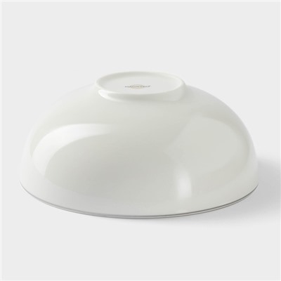 Салатник Magistro La Perle, 1.5 л, d=20.5 см, фарфор, белый