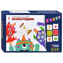 Игра для развития памяти и внимания с карточками "Братья чудики"