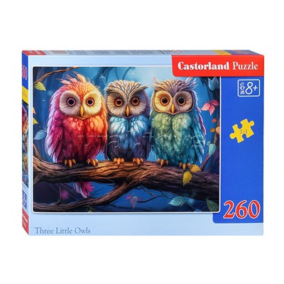 Пазлы 260 "Три совушки"