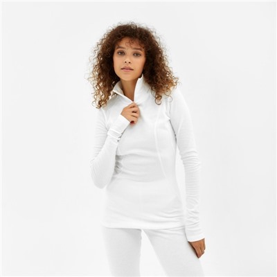 Термобельё женское (лонгслив, лосины) MINAKU, молочное, размер 48
