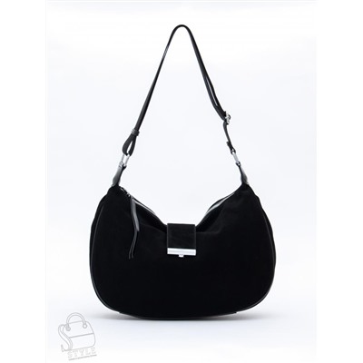 Сумка женская кожаная 91183MSS black Velina Fabbiano-Safenta  в Новосибирске