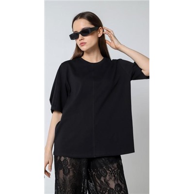 Фуфайка (футболка) Гретта-2 (Черный)