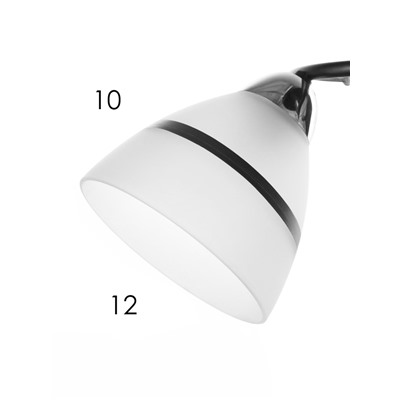 Люстра потолочная BayerLux «Лайма», 2хЕ27, 40 Вт, черно-хромовый, 50×15×24 см