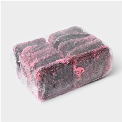 УЦЕНКА Губки-подушечки из ультратонкого металлического волокна с мылом, квадратные