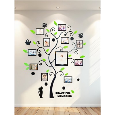 Наклейка интерьерная с фоторамками TAKE IT EASY, декор настенный, панно на стену 190×156 см