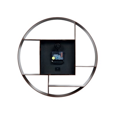 Часы настенные интерьерные «Маганса», бесшумные, плавный ход, d=35 см, от батарейки 1×АА