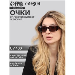 Очки солнцезащитные женские OneSun, uv 400, дужка 14 см, ширина 14.5 см, линза 4×6.5 см