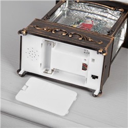 Светодиодная фигура «Дед Мороз и оленёнок» 14.5×22×8 см, металл, батарейки ААх3 (не в комплекте), USB, свечение тёплое белое