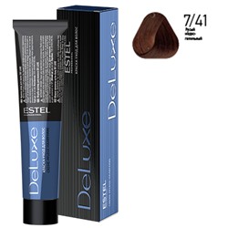 ЭстельDeLuxe Крем-краска для волос 7/41 Русый медно-пепельный 60 мл