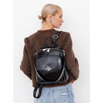 Рюкзак 21023-8 black Polina&Eiterou