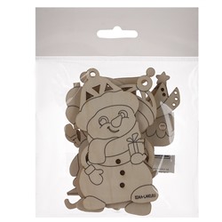 Заготовки для творчества на новый год «Снеговики»