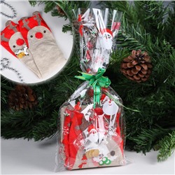 Подарочный набор Новогодний № 27 / Носки + магнитик ЛОШАДЬ /