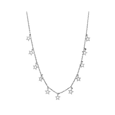 Колье из серебра без вставки, ТФК-75