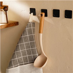 Половник SL Home, с разметкой 30/60 мл, 34×8×7.5 см, бежевый