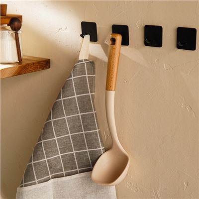 Половник SL Home, с разметкой 30/60 мл, 34×8×7.5 см, бежевый