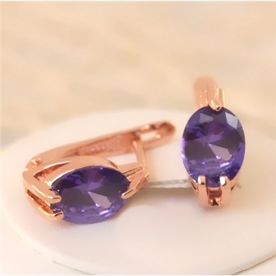 Серьги позолота H01-8518