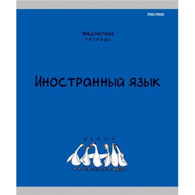 Тетрадь 48л "MINI FRIENDS" по иностранному языку 48-2524 Проф-Пресс