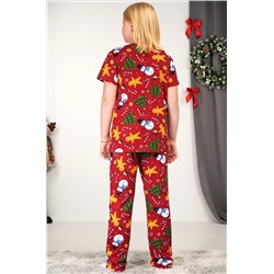 Детская новогодняя пижама Happyfox
