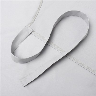 Фартук «Этель» Home, 60×70 см, светло-серый, 100% хлопок, саржа 190 г/м²