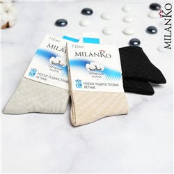 Подростковые носки летние c выбитым рисунком (Узор 1) MilanKo IN-176