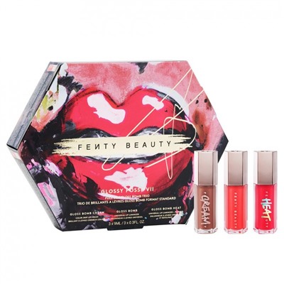 Набор блесков для губ Fenty Beauty Glossy Posse VII 3 в 1