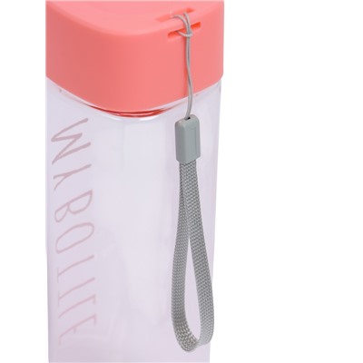 Бутылка для воды My bottle, 450 мл, 20×5.5 см, розовая