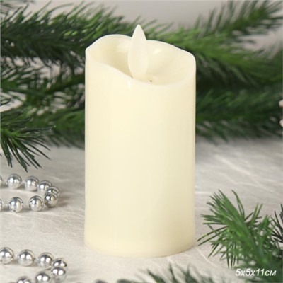 Свеча светодиодная подвижный фитиль 11 см / VFR-40 /уп 12/480