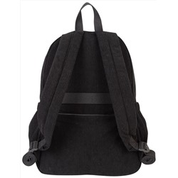Рюкзак LOREX ERGONOMIC M7 BLACK VELVET 20 л черный 45х15х30 см 1 отделение, молния, универсальный