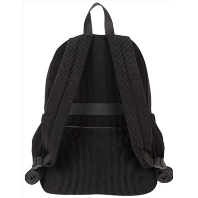 Рюкзак LOREX ERGONOMIC M7 BLACK VELVET 20 л черный 45х15х30 см 1 отделение, молния, универсальный